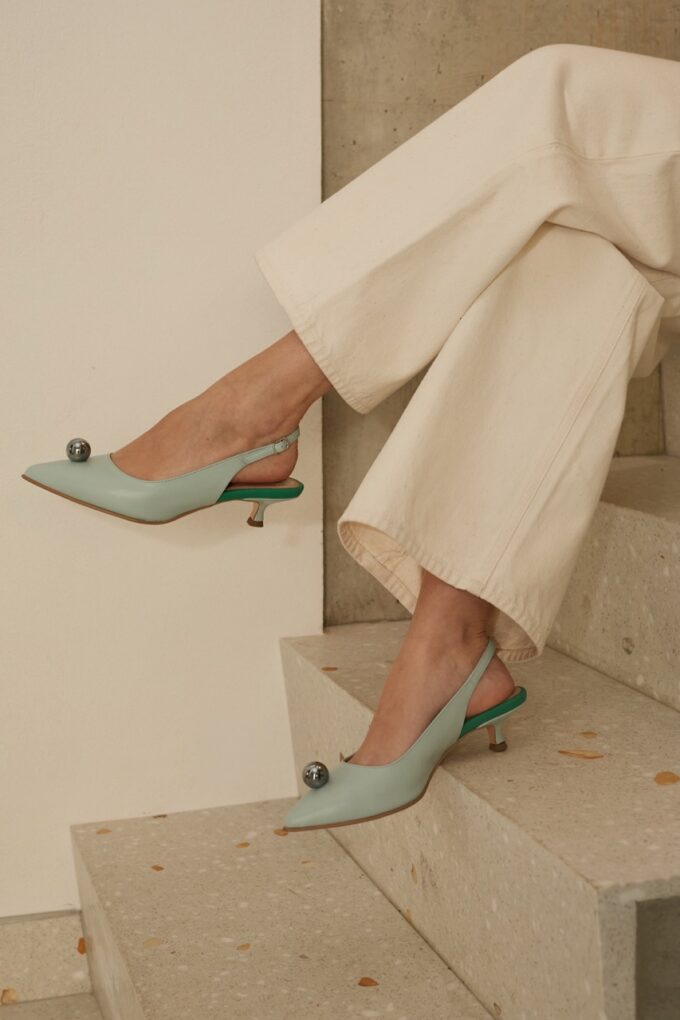 Pantofi Mint Green